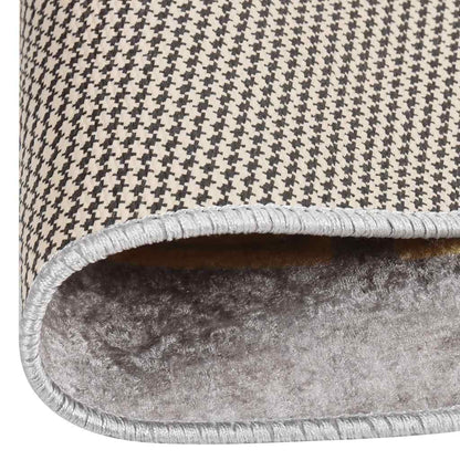 Rug Washable φ120 cm Grey Anti Slip