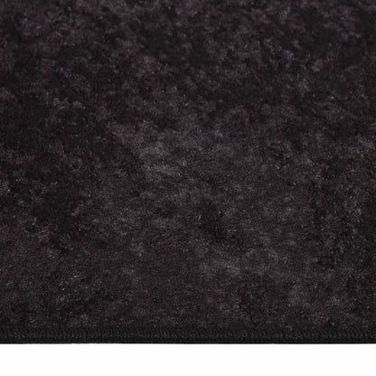 Rug Washable 80x300 cm Anthracite Anti Slip