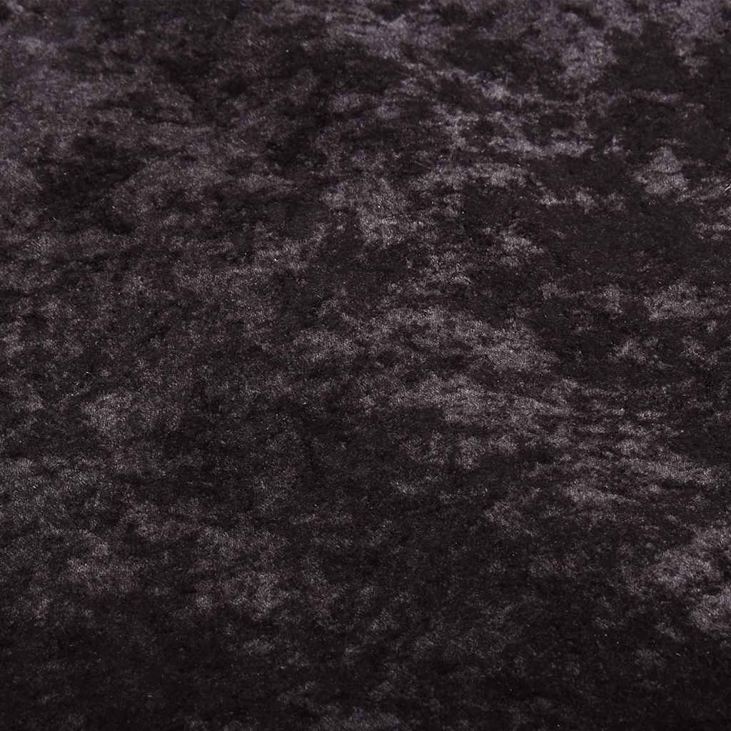 Rug Washable 160x230 cm Anthracite Anti Slip