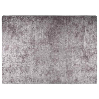 Rug Washable 120x180 cm Grey Anti Slip