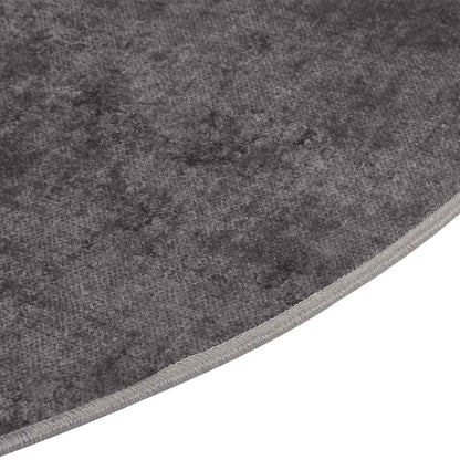 Rug Washable φ120 cm Grey Anti Slip