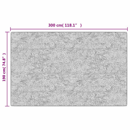 Rug Washable Patchwork 190x300 cm Multicolour Anti Slip
