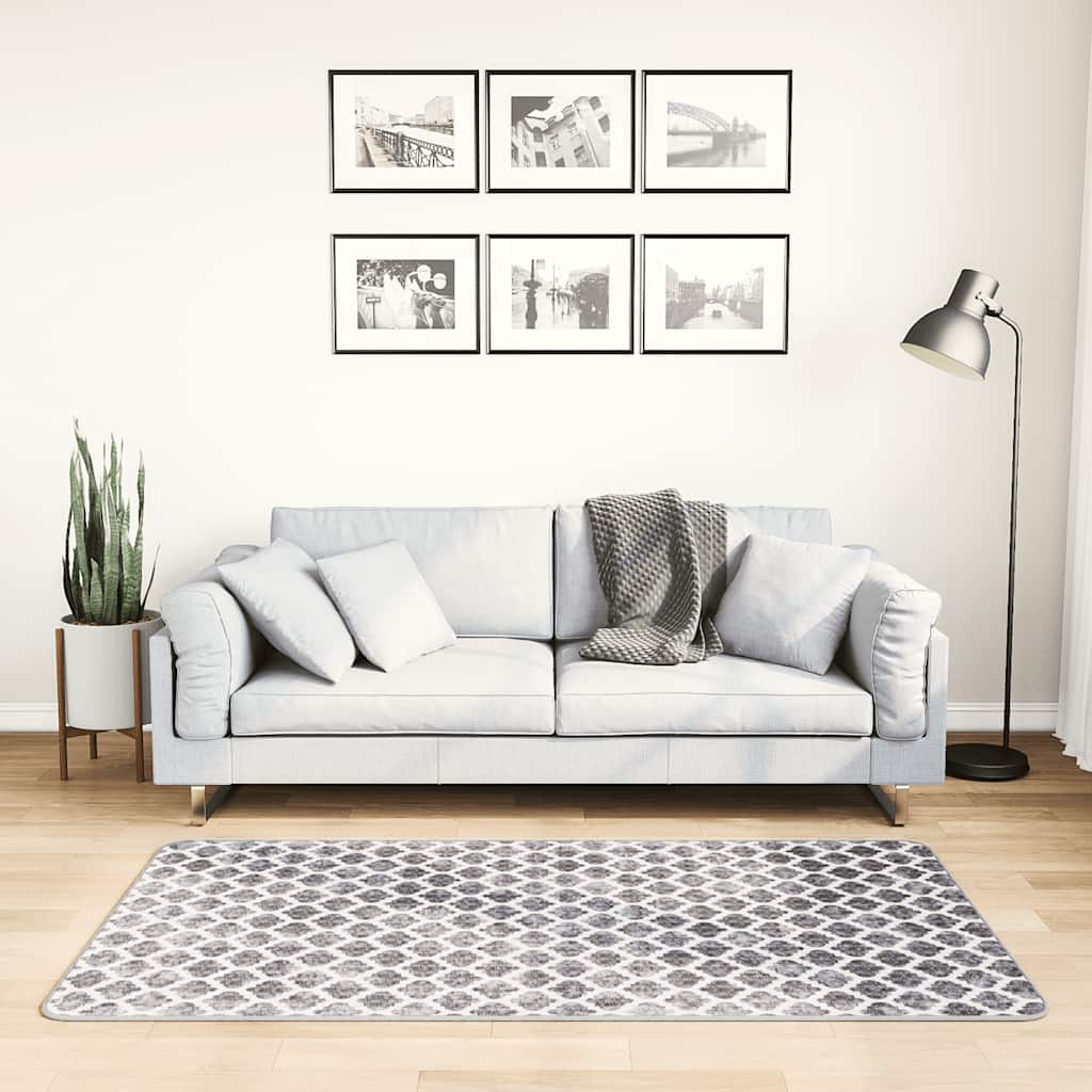 Rug Washable 80x150 cm Multicolour Anti Slip