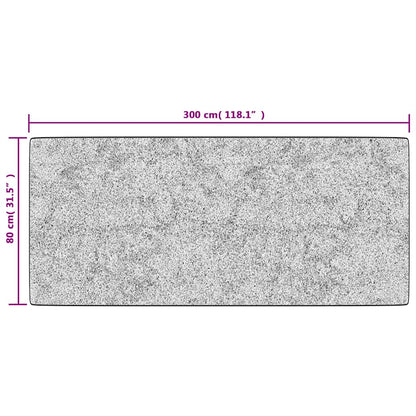 Rug Washable 80x300 cm Multicolour Anti Slip