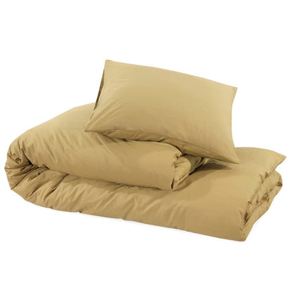 Duvet Cover Set Taupe 260x220 cm Light-weight Microfiber