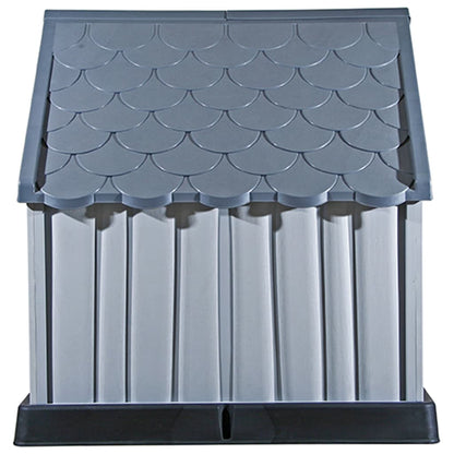 Dog House Grey 92x87x91 cm Plastic