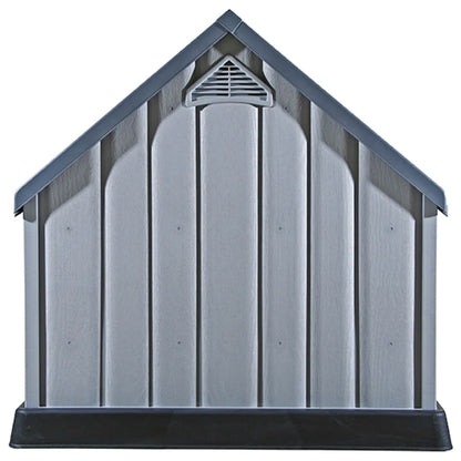 Dog House Grey 92x87x91 cm Plastic