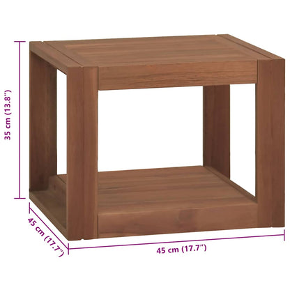 Bathroom Cabinet 45x45x35 cm Solid Wood Teak