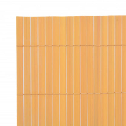 Double-Sided Garden Fence 90x400 cm Yellow