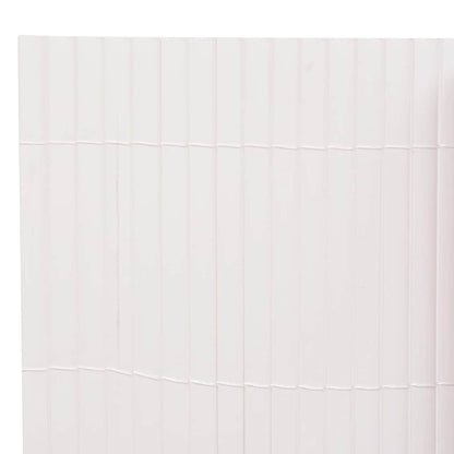 Double-Sided Garden Fence 110x300 cm White