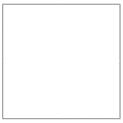 Dog Kennel Silver 4 m² Steel