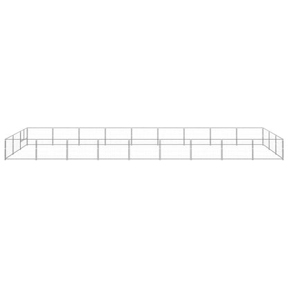 Dog Kennel Silver 27 m² Steel