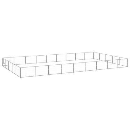 Dog Kennel Silver 45 m² Steel