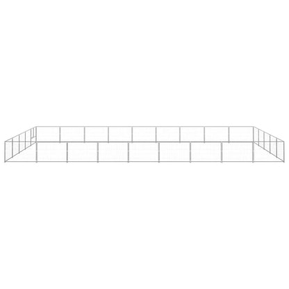 Dog Kennel Silver 45 m² Steel