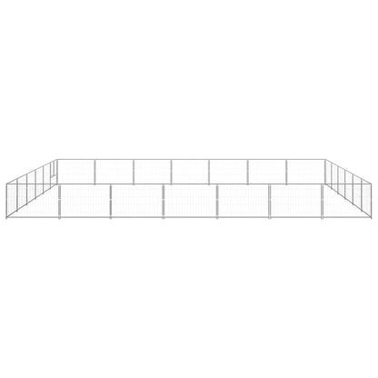 Dog Kennel Silver 42 m² Steel