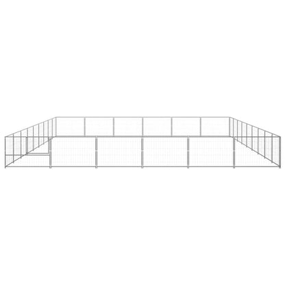 Dog Kennel Silver 54 m² Steel
