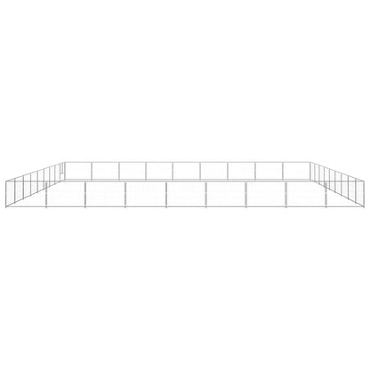 Dog Kennel Silver 81 m² Steel