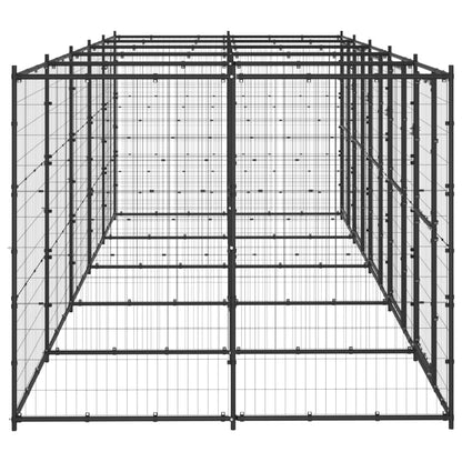 Outdoor Dog Kennel Steel 12.1 m²