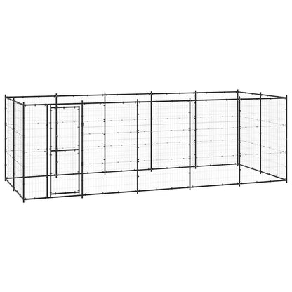 Outdoor Dog Kennel Steel 12.1 m²