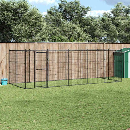 Outdoor Dog Kennel Steel 12.1 m²
