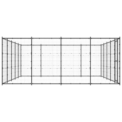 Outdoor Dog Kennel Steel 24.2 m²