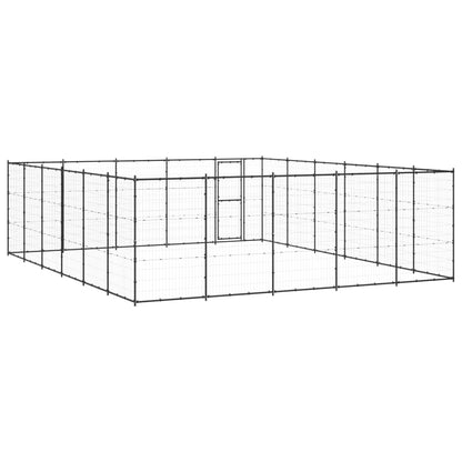 Outdoor Dog Kennel Steel 36.3 m²
