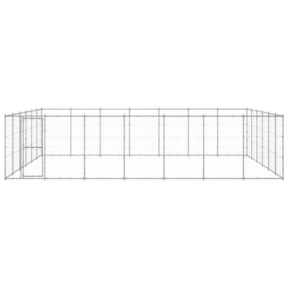 Outdoor Dog Kennel Galvanised Steel 50.82 m²