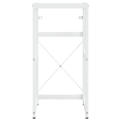Bathroom Washbasin Frame White 40x38x83 cm Iron