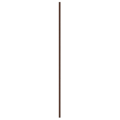 Roof Panels 36 pcs Galvanised Steel Brown 80x45 cm