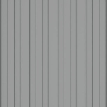Roof Panels 12 pcs Galvanised Steel Grey 100x45 cm