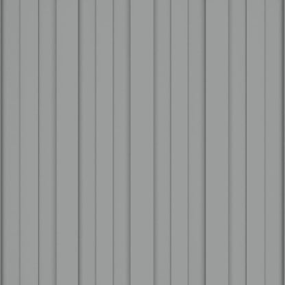 Roof Panels 36 pcs Galvanised Steel Grey 100x45 cm