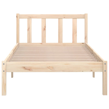 Bed Frame without Mattress Solid Wood Small Single