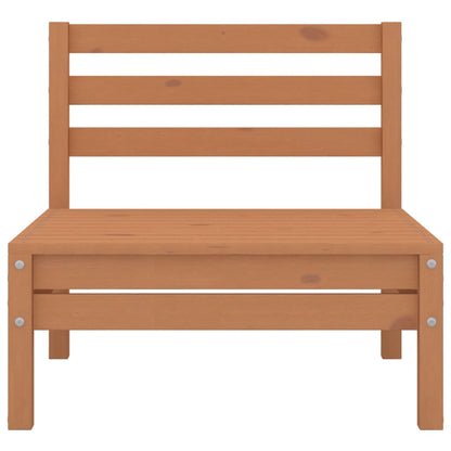 4 Piece Garden Lounge Set Honey Brown Solid Pinewood