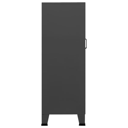 Industrial Storage Chest Anthracite Metal