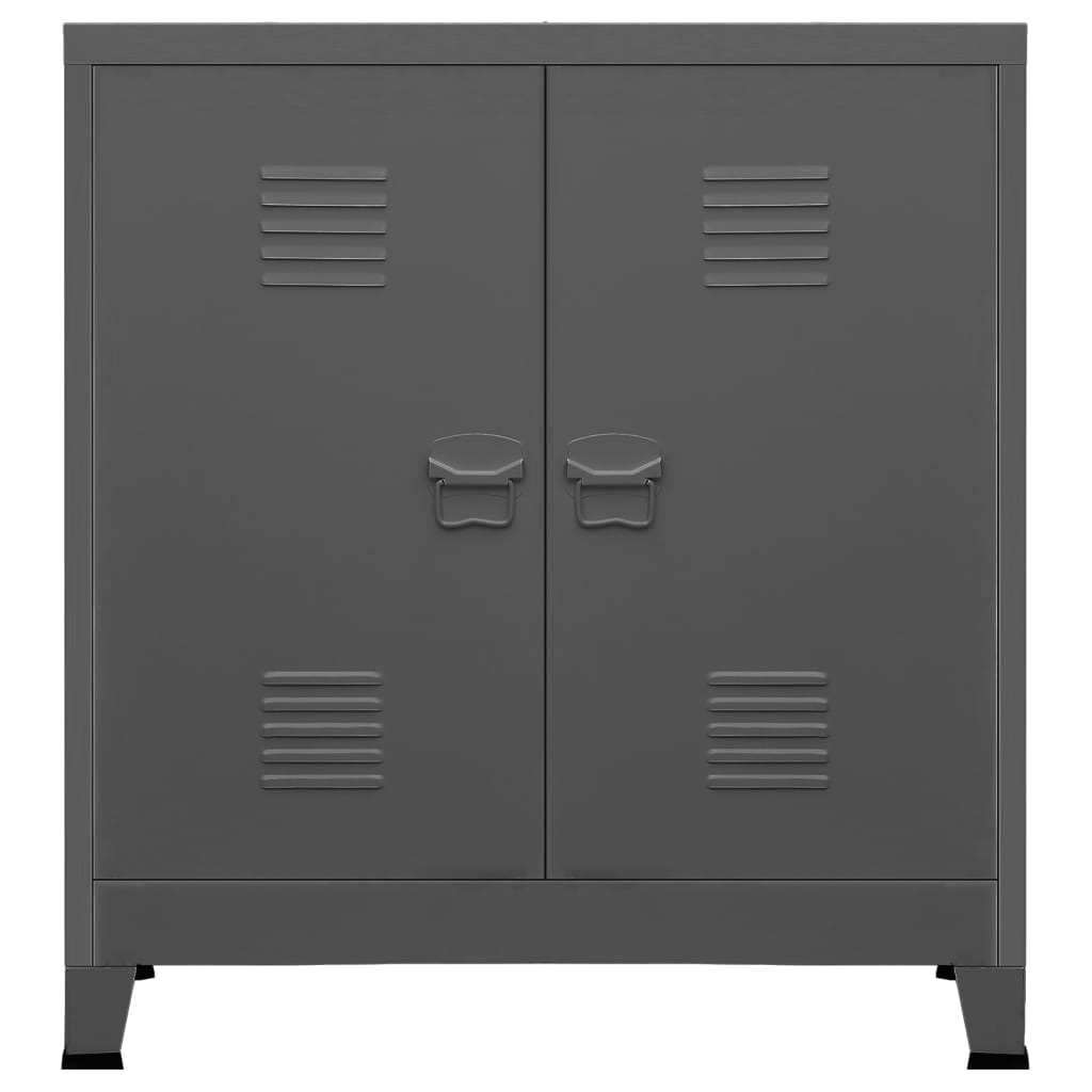 Industrial Storage Chest Anthracite Steel