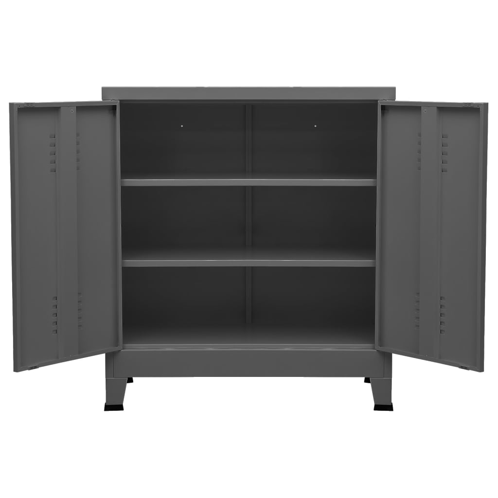 Industrial Storage Chest Anthracite Steel