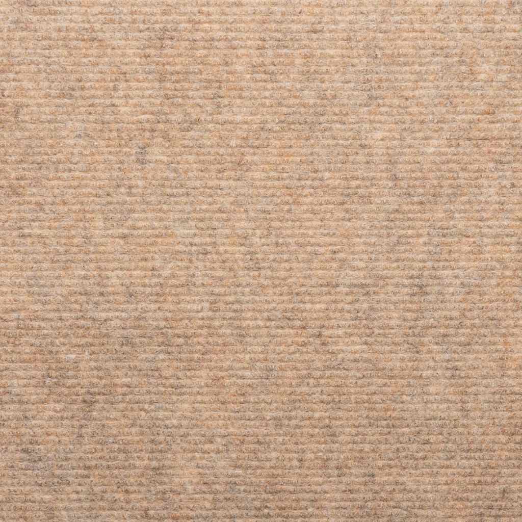 Stair Mats Self-adhesive 15 pcs 56x17x3 cm Beige