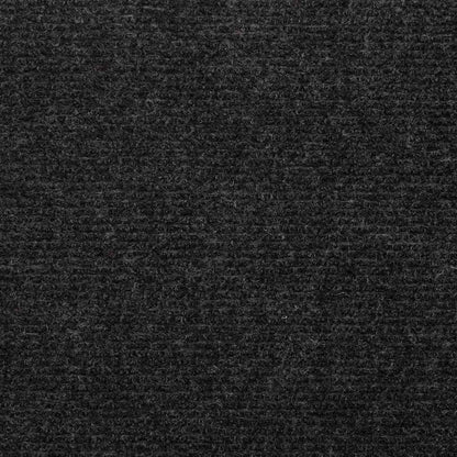 Stair Mats Self-adhesive 15 pcs 56x17x3 cm Black