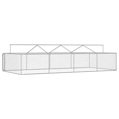 Outdoor Dog Kennel with Roof 600x300x150 cm