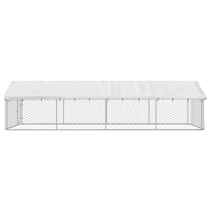 Outdoor Dog Kennel with Roof 600x300x150 cm