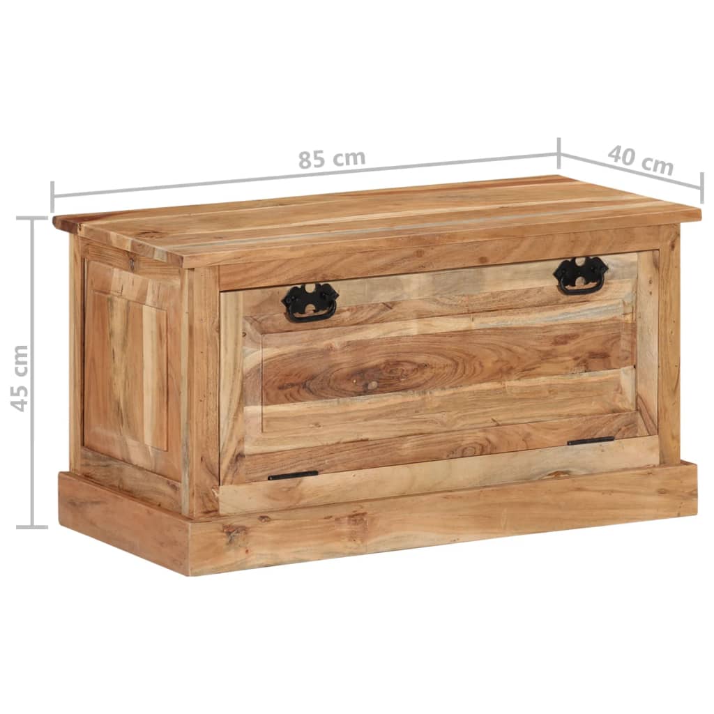 Shoe Storage Bench 85x40x45 cm Solid Acacia Wood