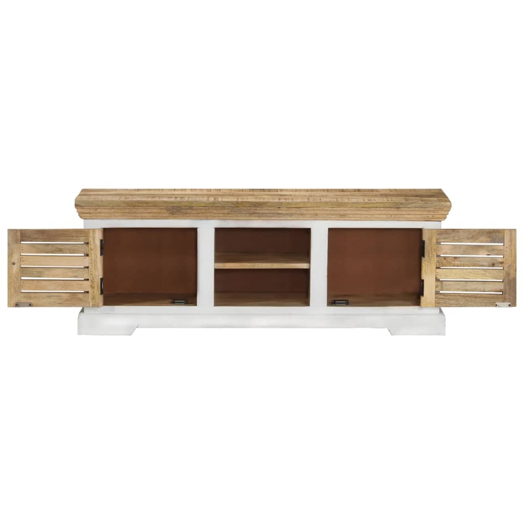 TV Cabinet 110x30x40 cm Solid Wood Mango