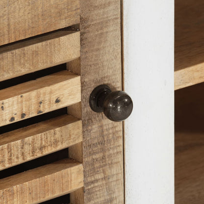 TV Cabinet 110x30x40 cm Solid Wood Mango