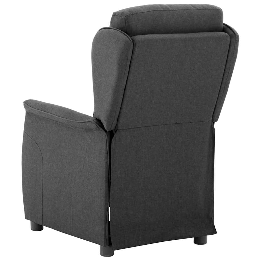 Recliner Chair Dark grey 67.5 x 93.5 x 101.5 cm Fabric