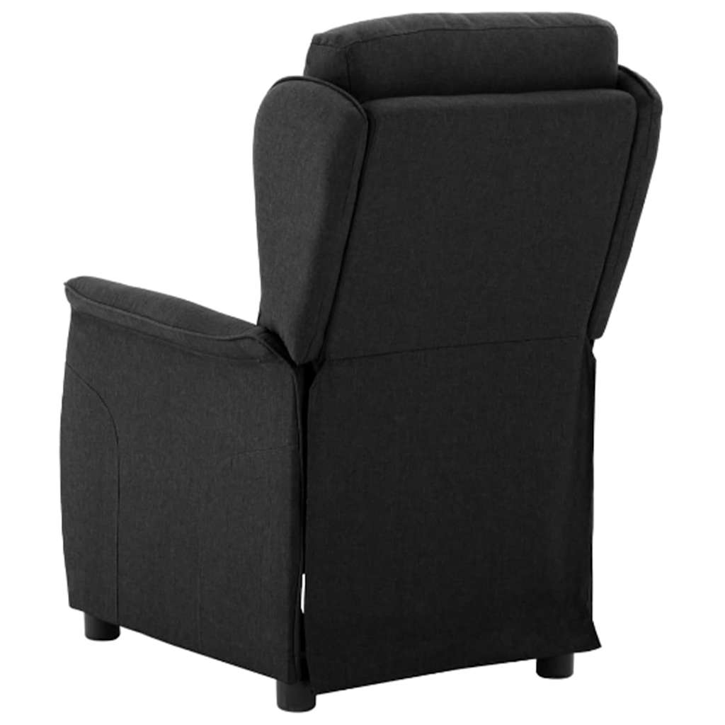 Recliner Chair Black 67.5 x 93.5 x 101.5 cm Fabric