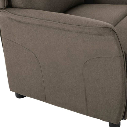 Recliner Chair Taupe 67.5 x 93.5 x 101.5 cm Fabric