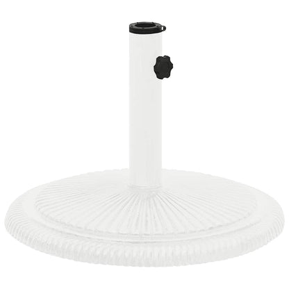 Umbrella Base White 45x45x30 cm Cast Iron