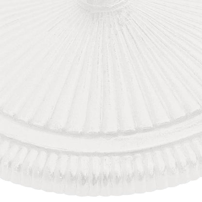Umbrella Base White 45x45x30 cm Cast Iron