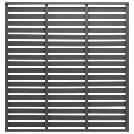 Fence Panel WPC 180x180 cm Grey