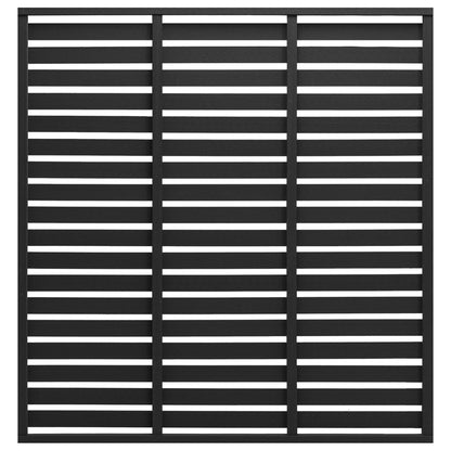 Fence Panel WPC 180x180 cm Black